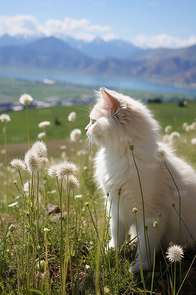 布偶猫仙女猫长毛猫摄影图