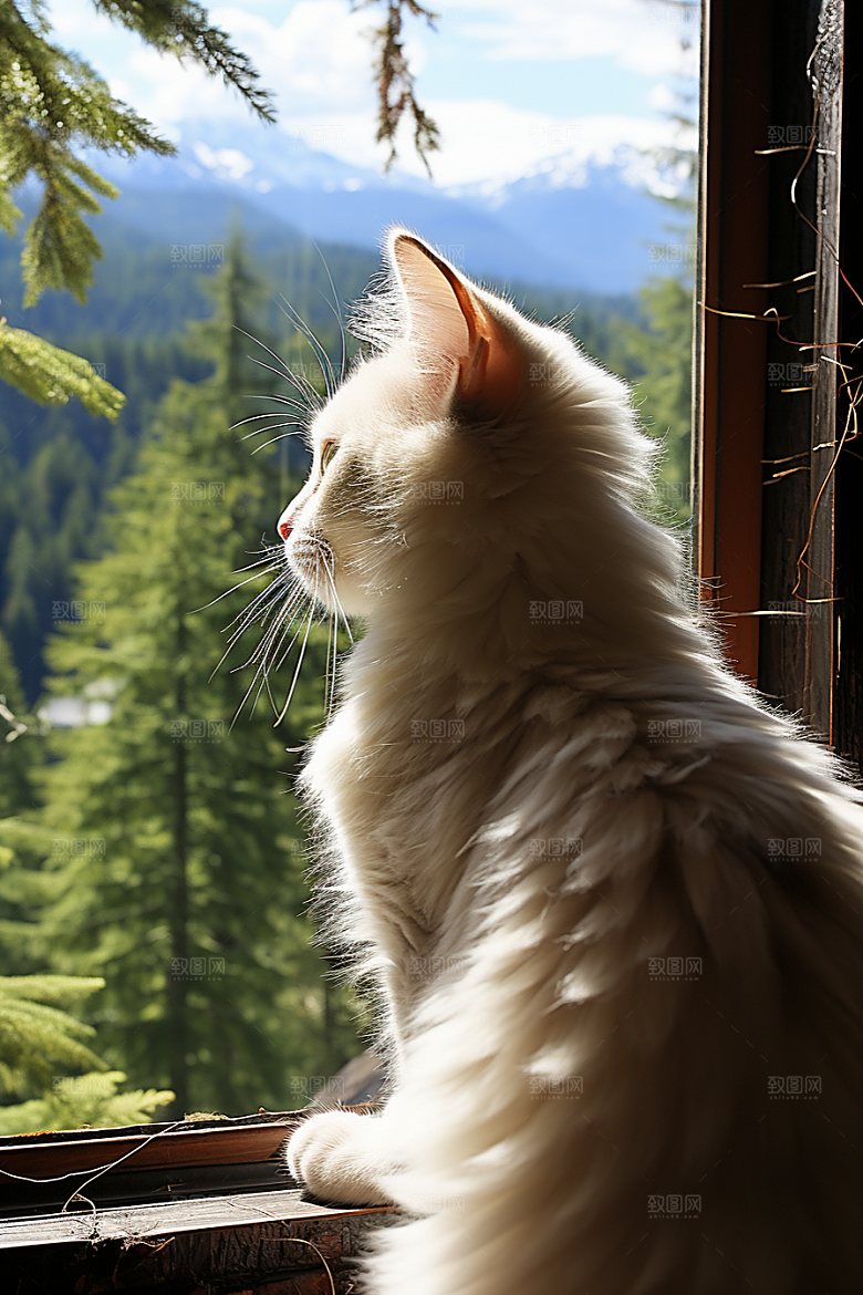 布偶猫清新仙女猫摄影图