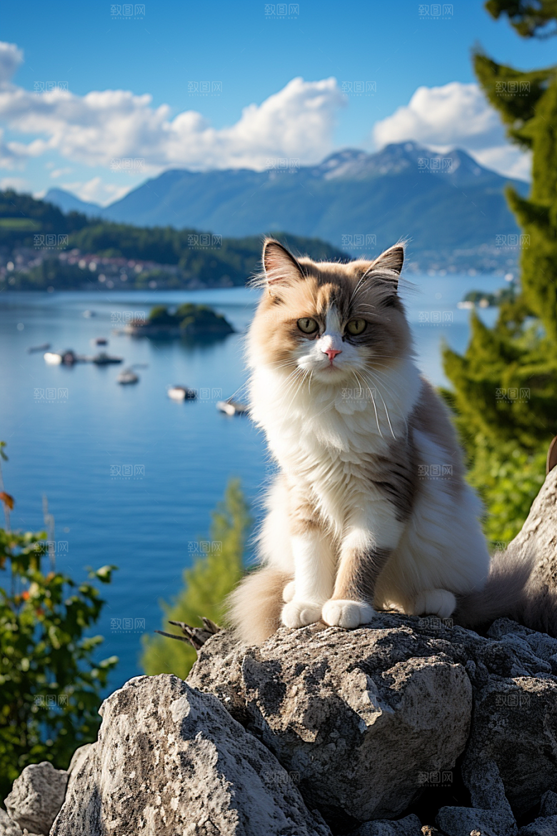 布偶猫仙女猫养宠摄影图