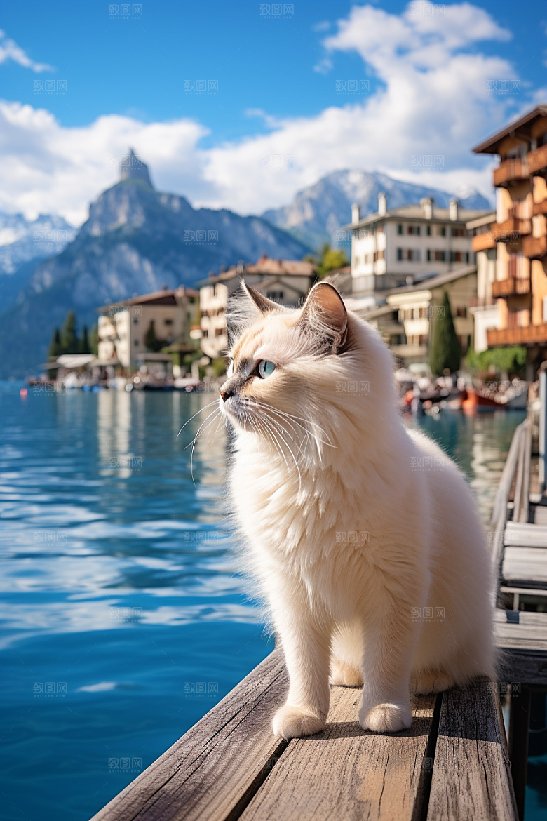 布偶猫自然仙女猫摄影图