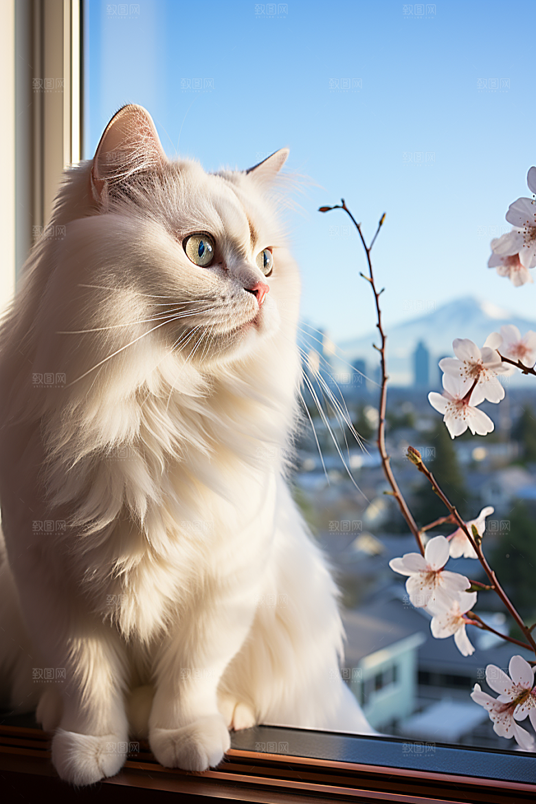 布偶猫生活仙女猫摄影图