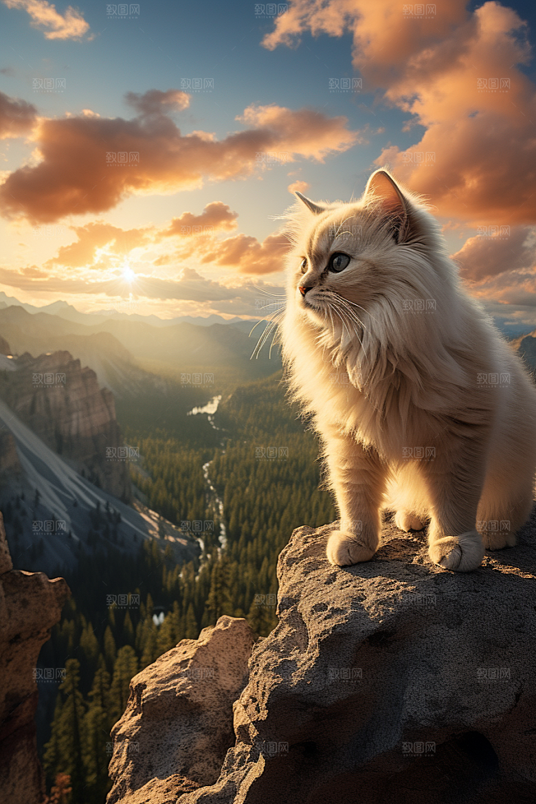 布偶猫仙女猫可爱摄影图