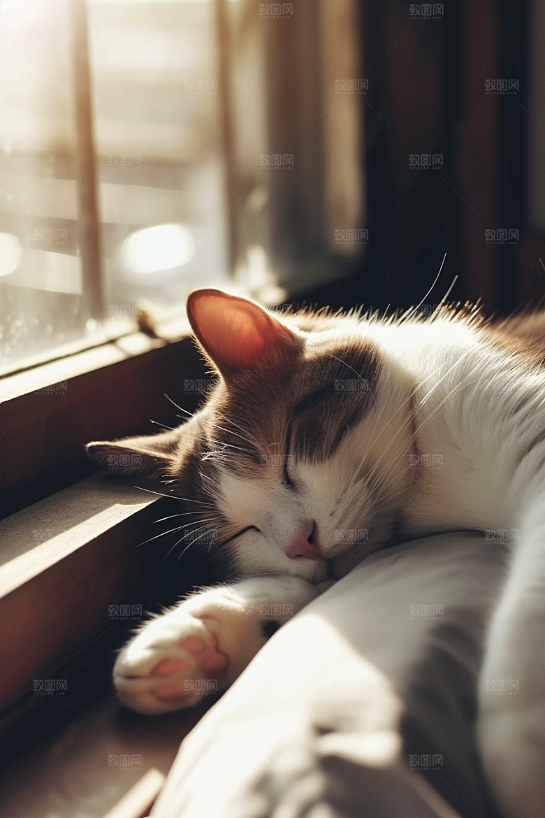 布偶猫可爱清新摄影图