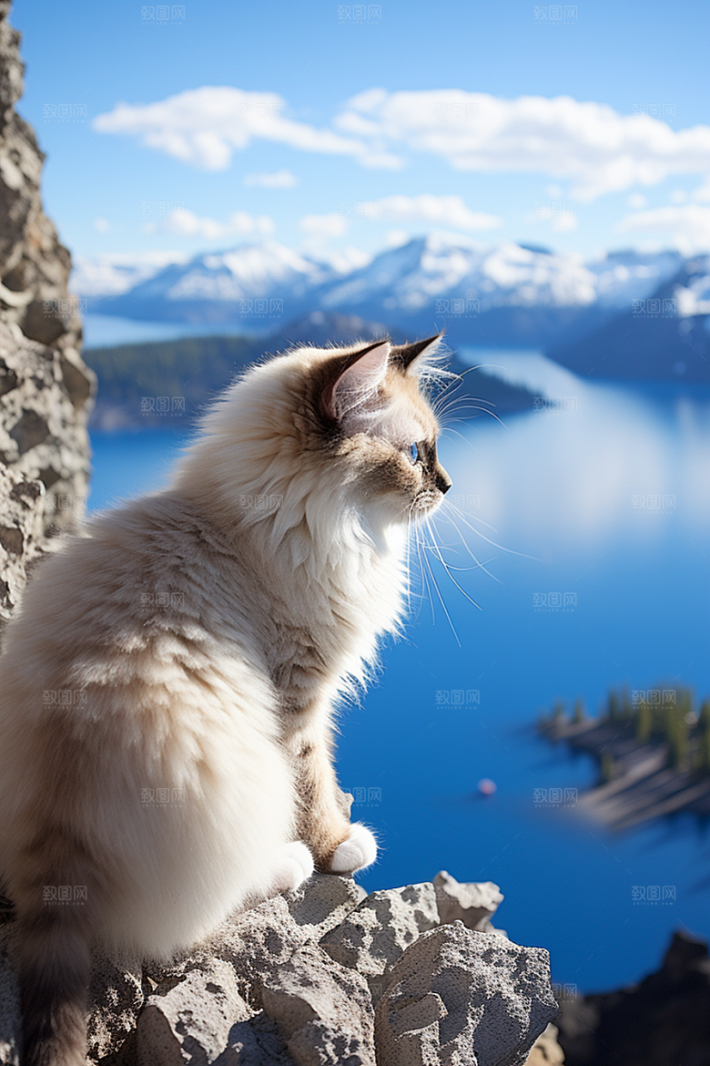 布偶猫宠物家居摄影图