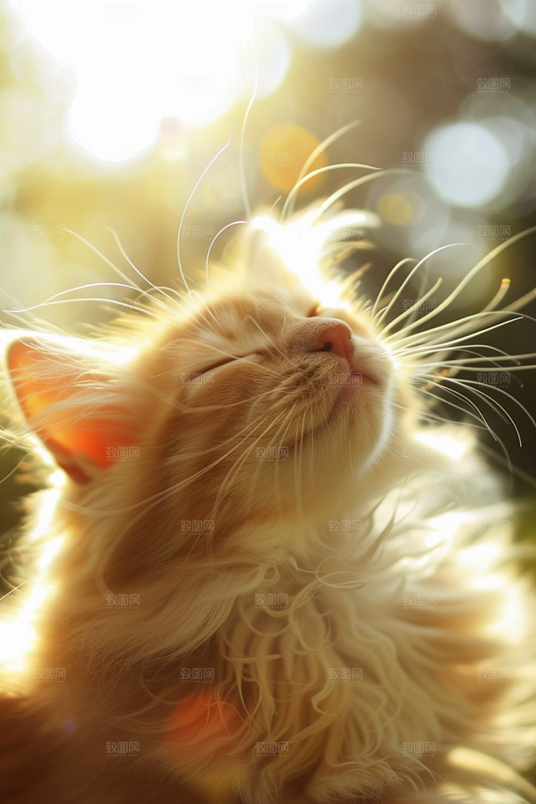 布偶猫宠物长毛猫摄影图