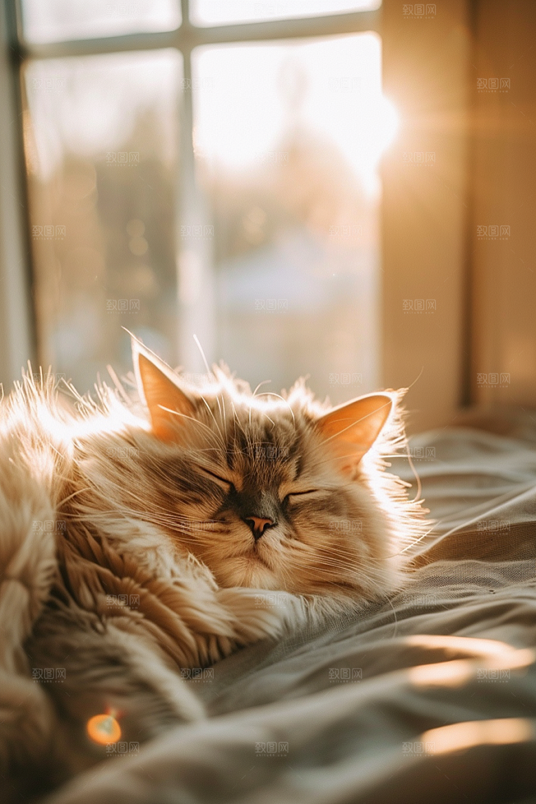布偶猫长毛猫高清摄影图