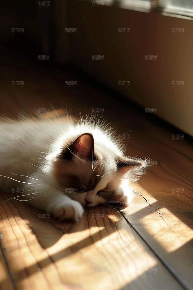 布偶猫家居可爱摄影图