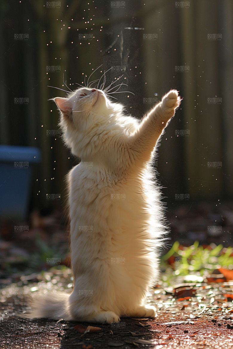 布偶猫自然生活摄影图