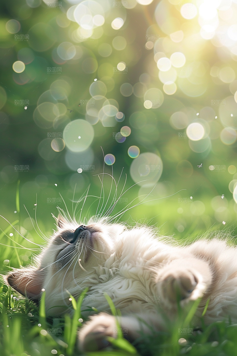 布偶猫自然仙女猫摄影图
