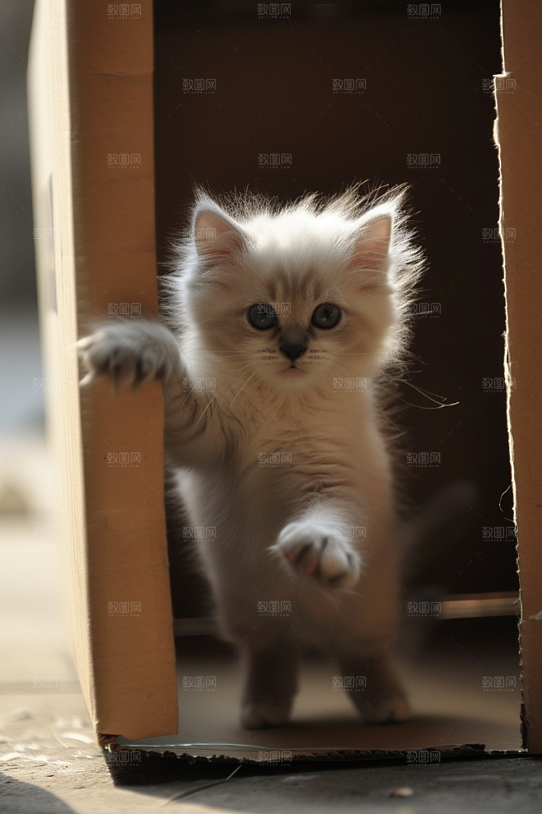 布偶猫可爱养宠摄影图