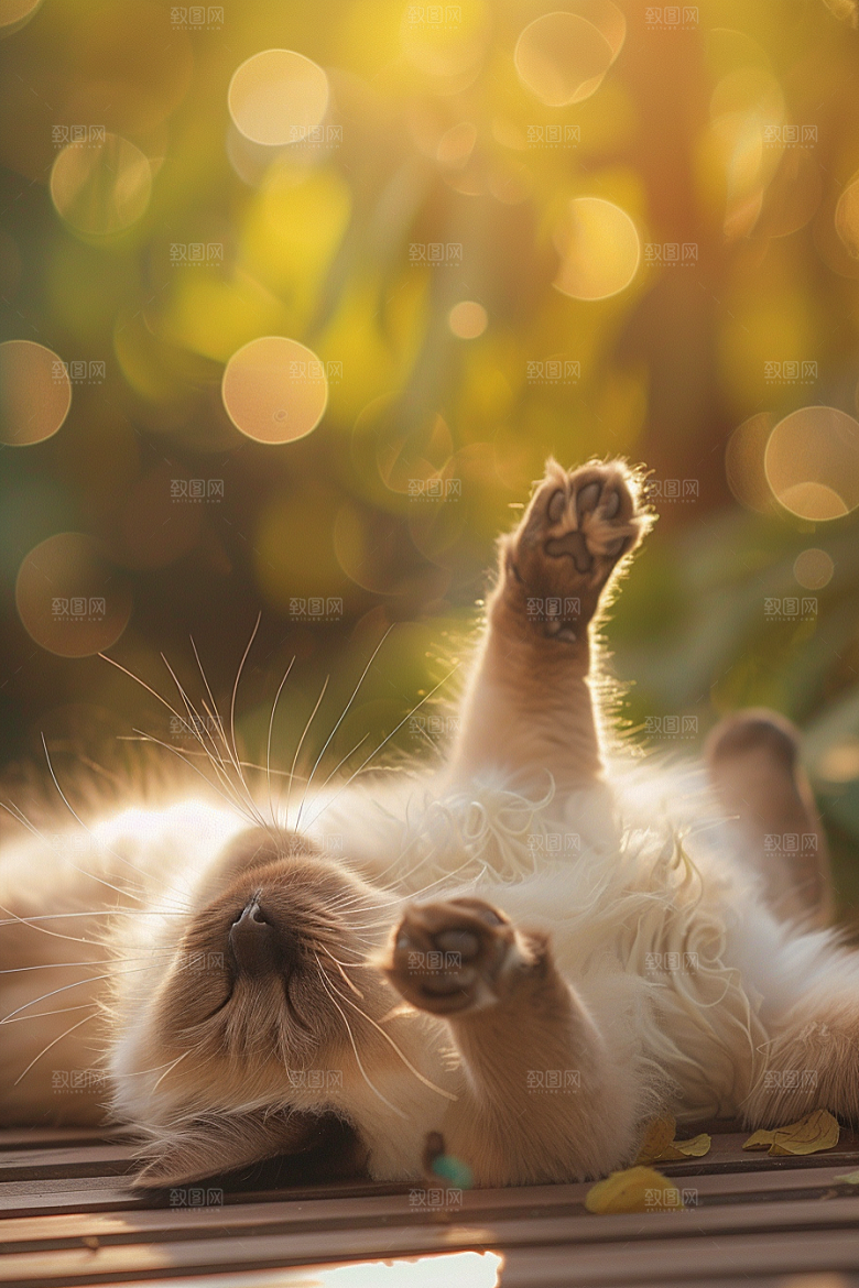 布偶猫自然家居摄影图