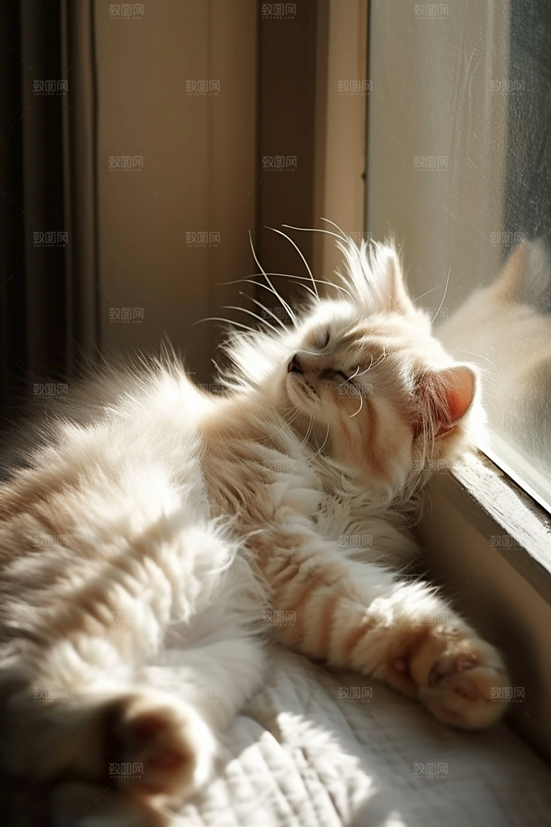 布偶猫高清长毛猫摄影图