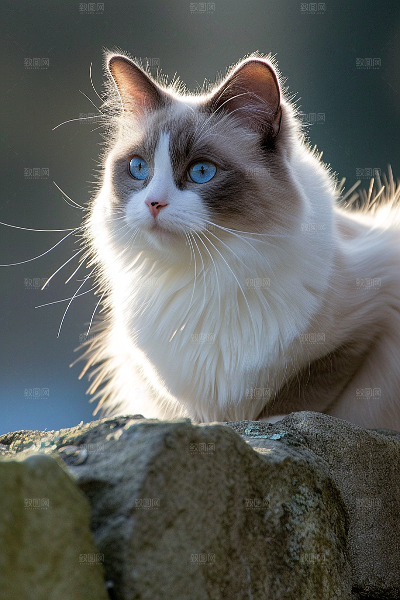 布偶猫生活宠物摄影图