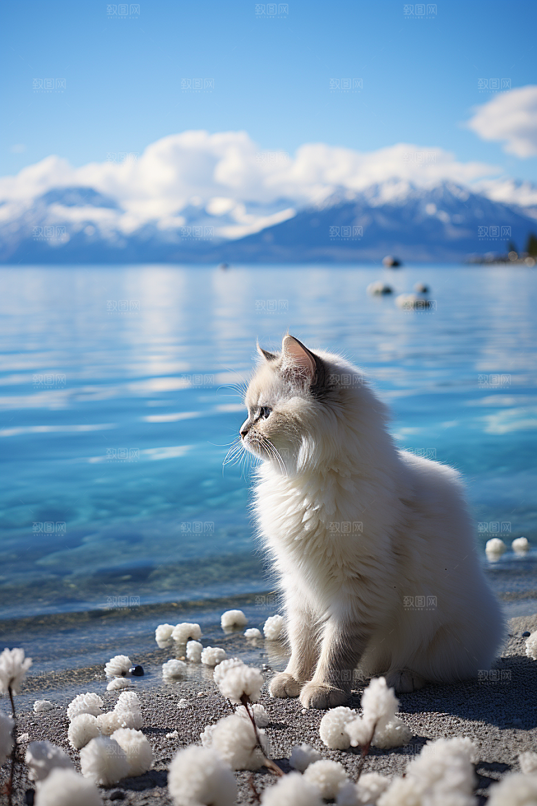 布偶猫仙女猫可爱摄影图