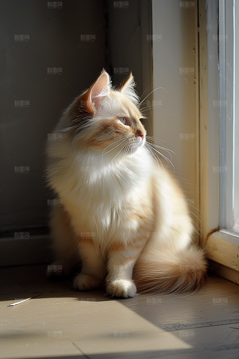 布偶猫清新仙女猫摄影图