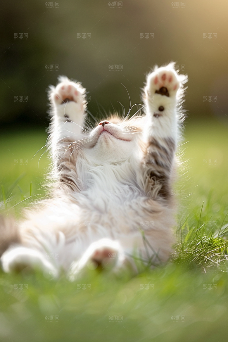 布偶猫清新宠物摄影图