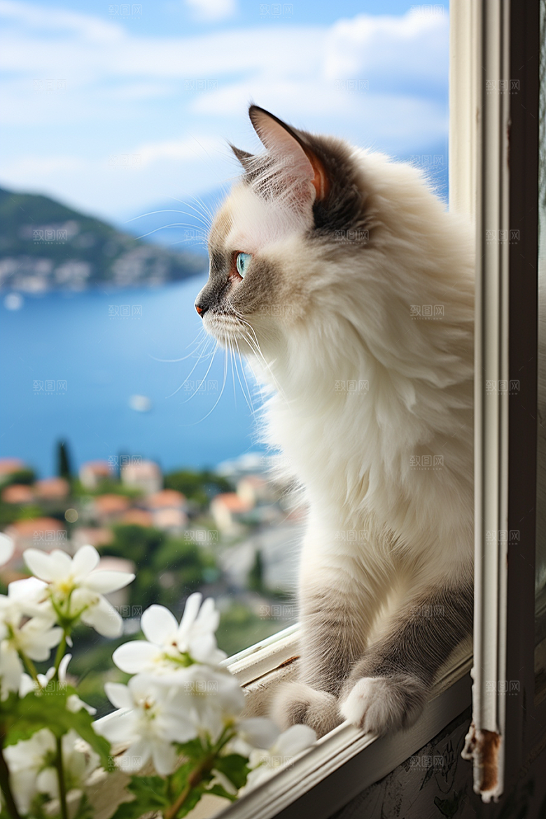 布偶猫家居可爱摄影图