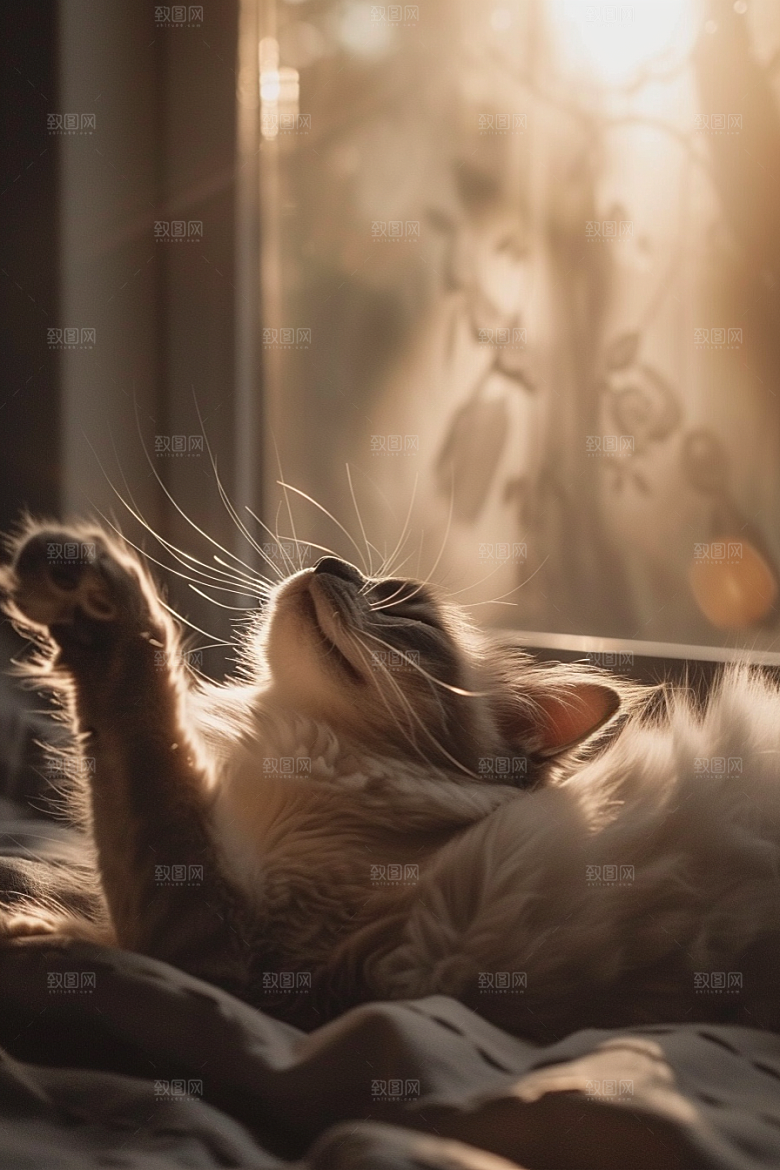 布偶猫可爱宠物摄影图