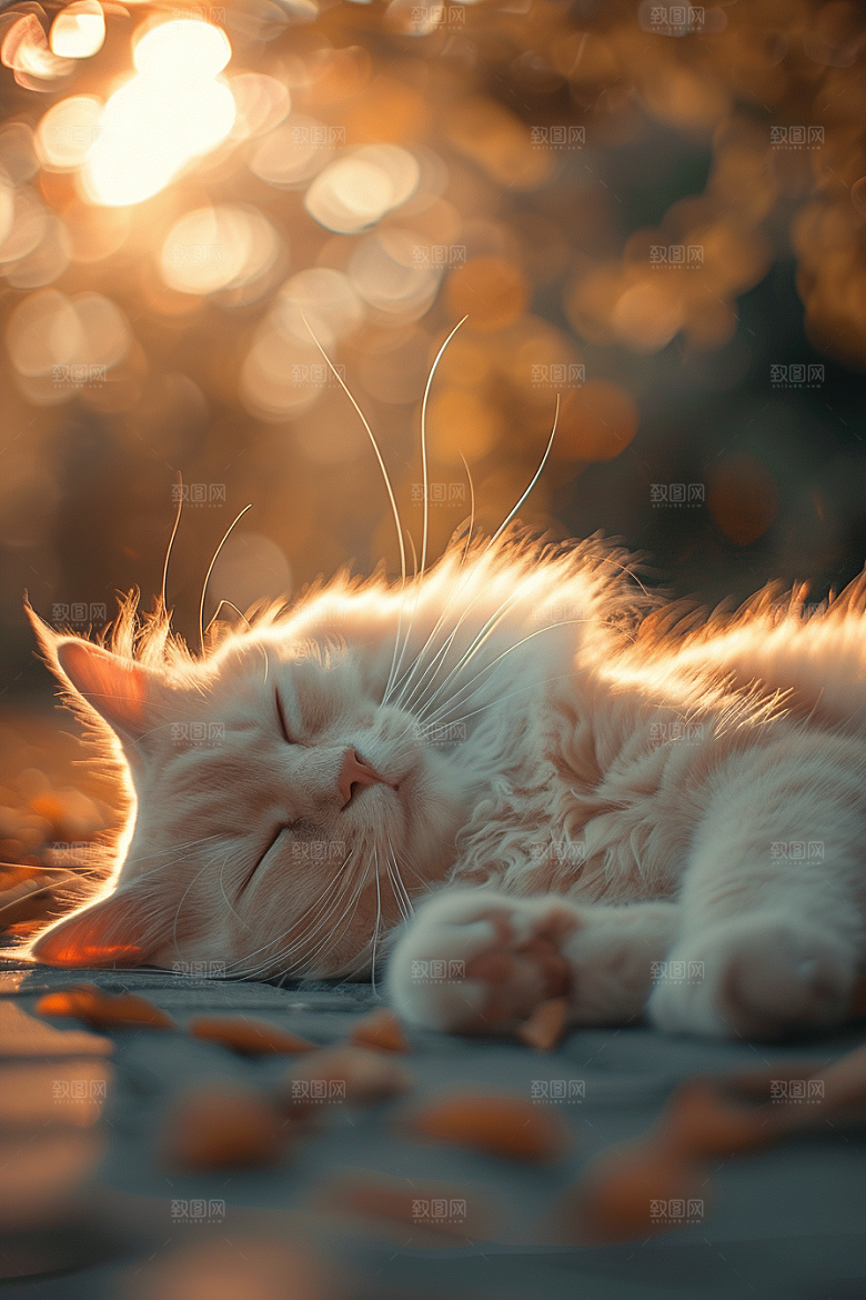 布偶猫长毛猫可爱摄影图