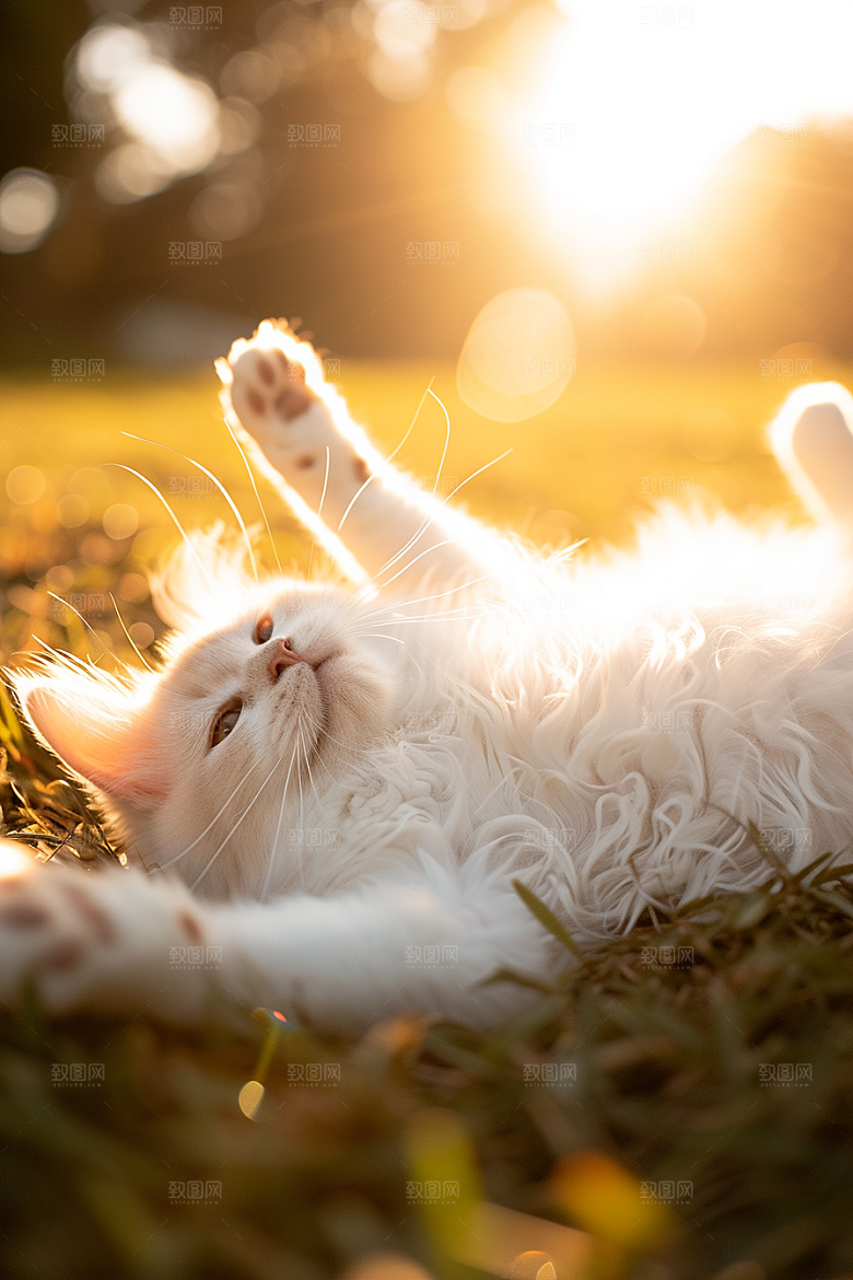 布偶猫清新可爱摄影图