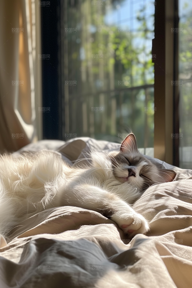 布偶猫高清可爱摄影图