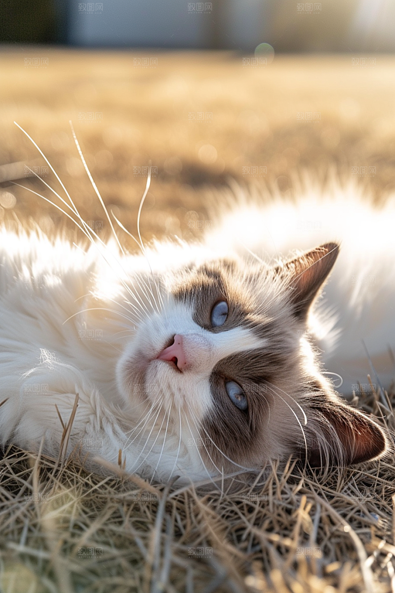 布偶猫长毛猫仙女猫摄影图