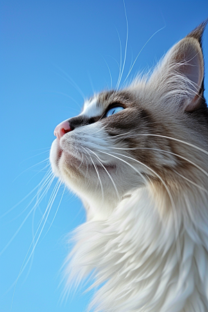 布偶猫清新生活摄影图