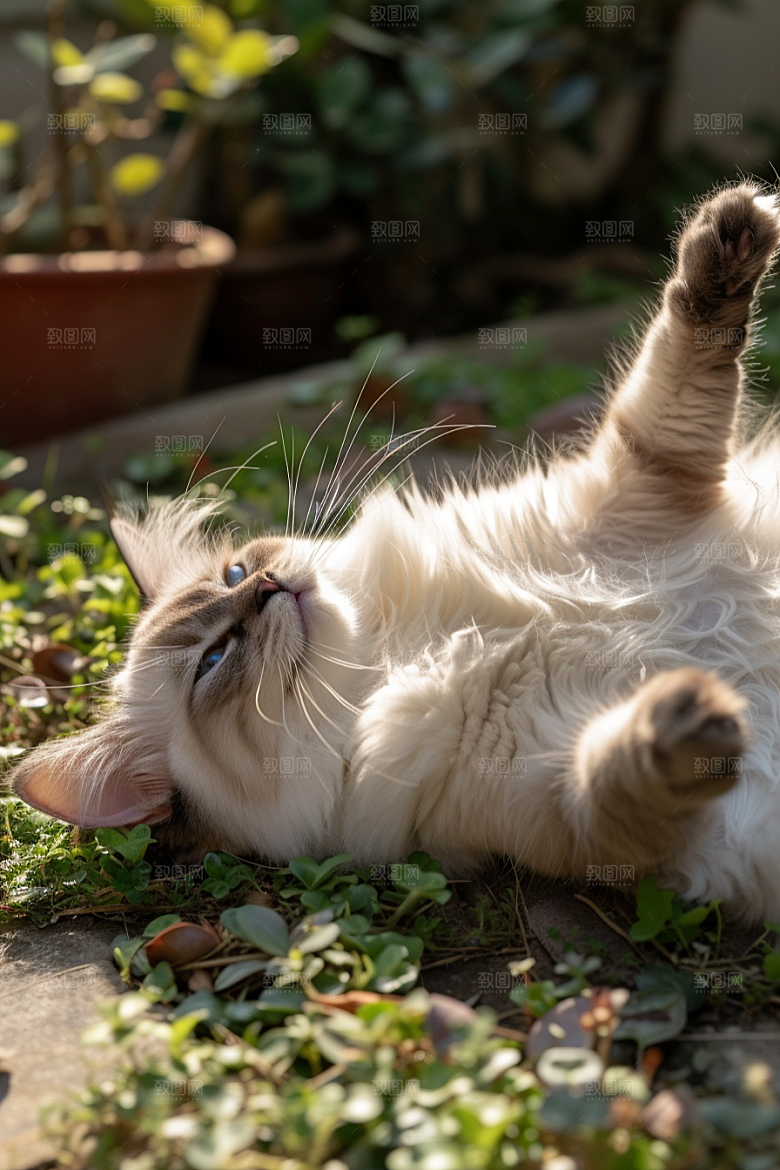 布偶猫生活清新摄影图
