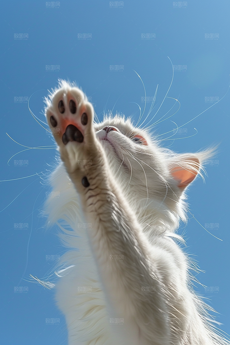 布偶猫生活养宠摄影图