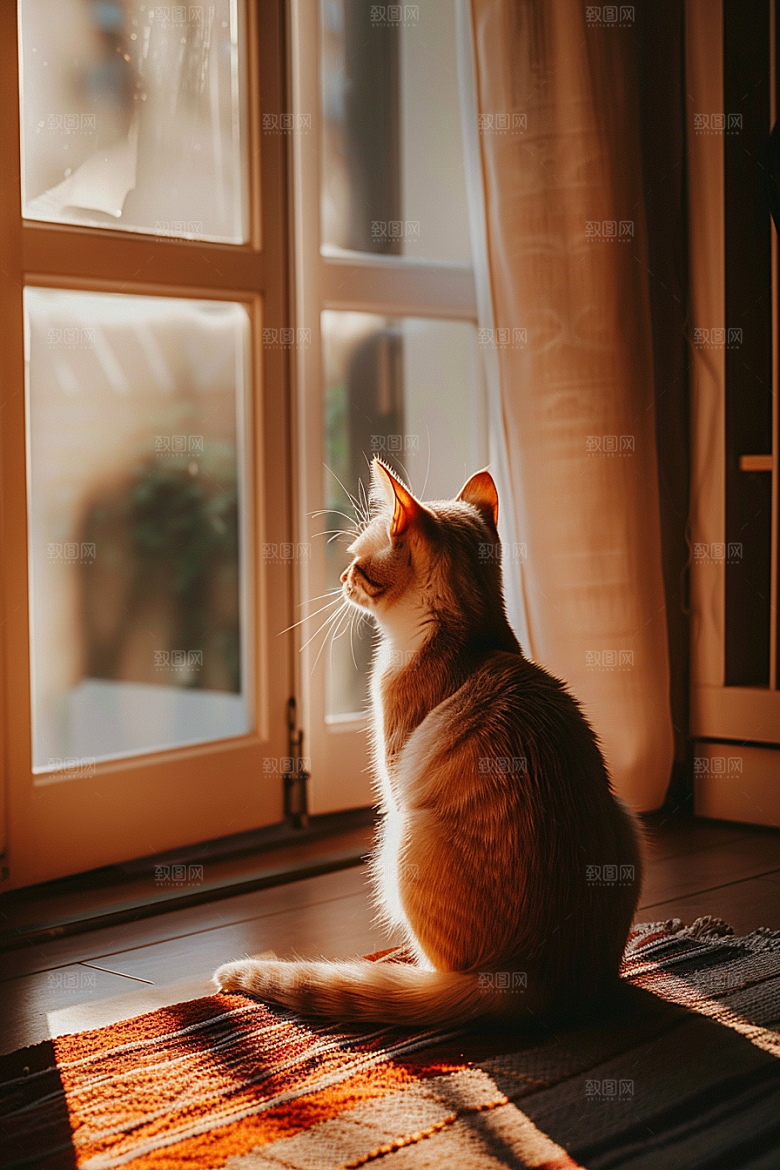 布偶猫长毛猫宠物摄影图
