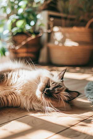 布偶猫高清生活摄影图