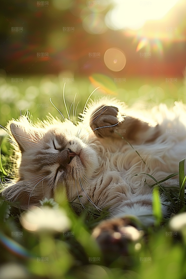 布偶猫生活自然摄影图