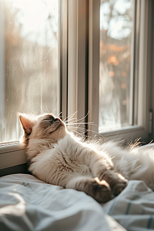 布偶猫高清仙女猫摄影图