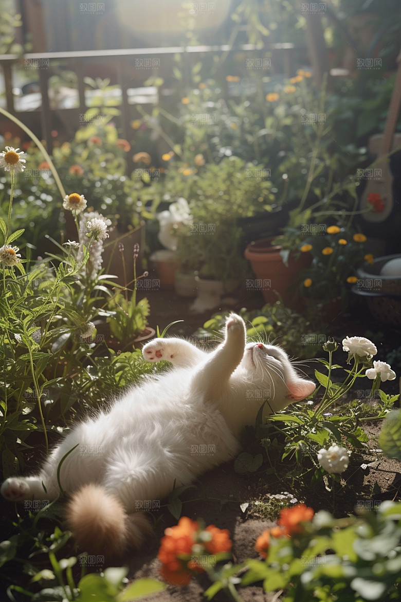布偶猫长毛猫养宠摄影图