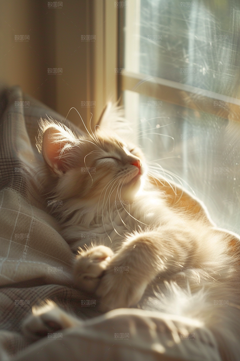 布偶猫养宠可爱摄影图