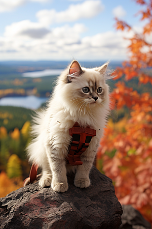 布偶猫自然高清摄影图