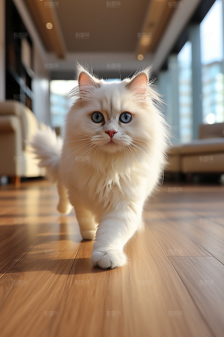 布偶猫可爱家居摄影图