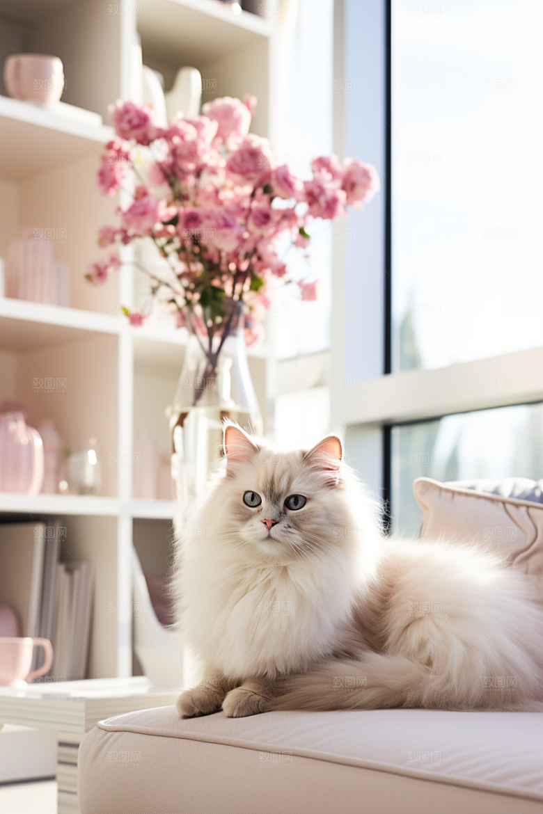 布偶猫生活可爱摄影图