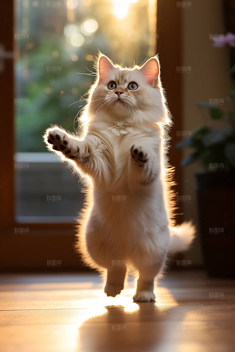 布偶猫高清养宠摄影图