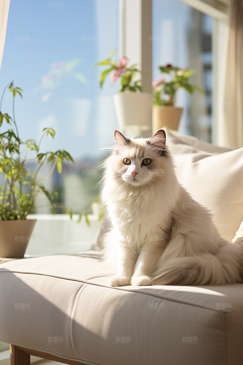 布偶猫仙女猫自然摄影图