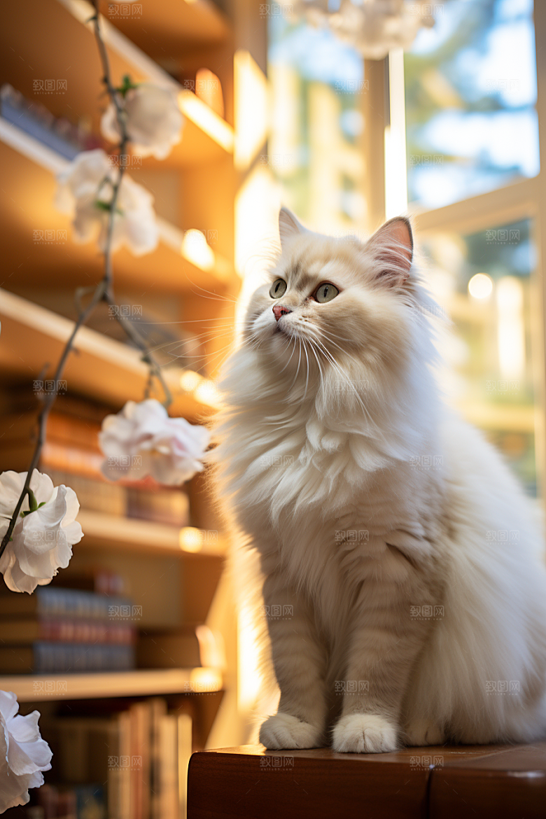 布偶猫养宠仙女猫摄影图