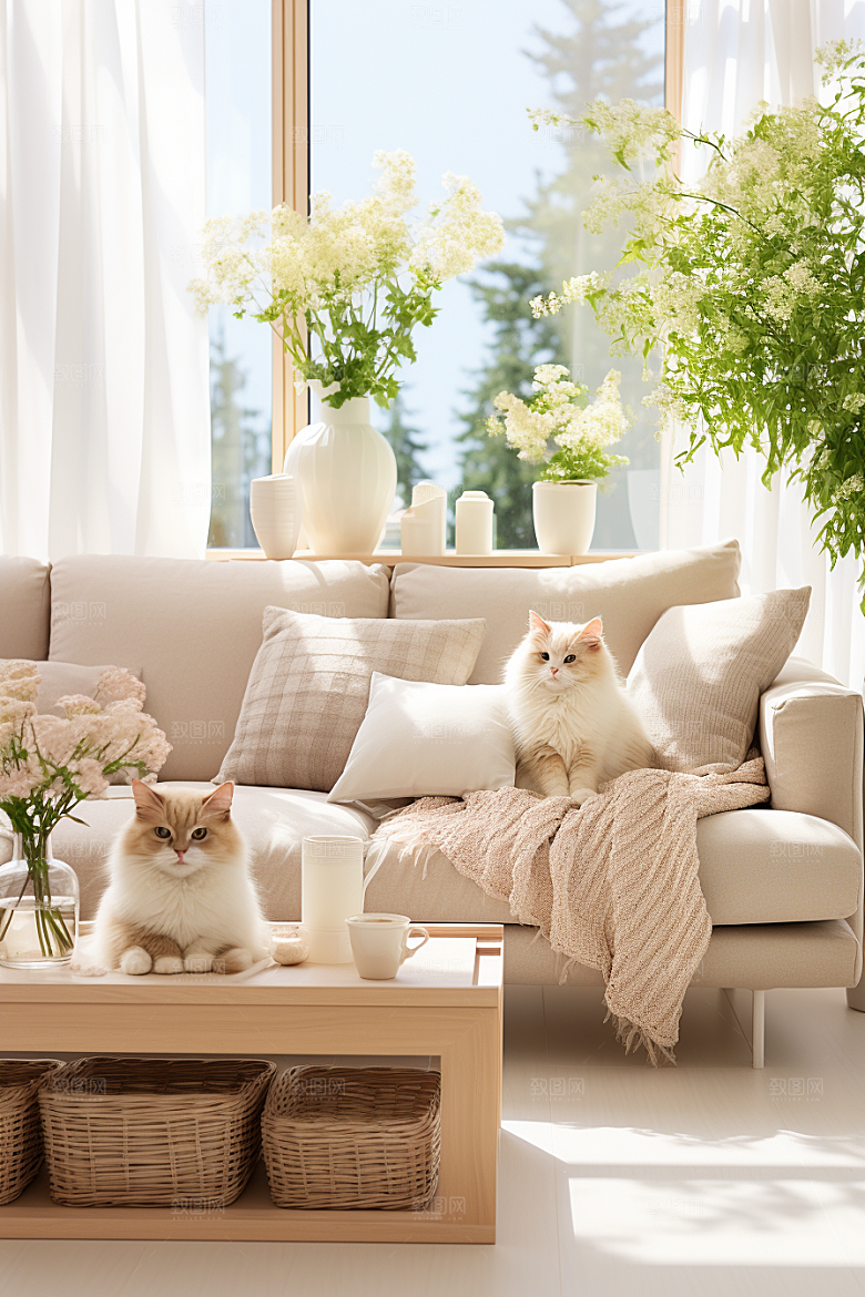布偶猫仙女猫生活摄影图