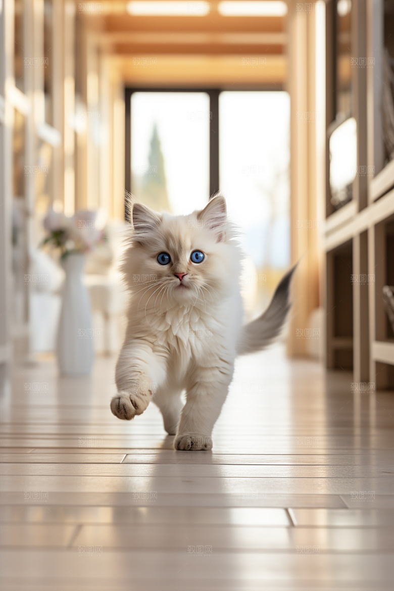布偶猫清新仙女猫摄影图