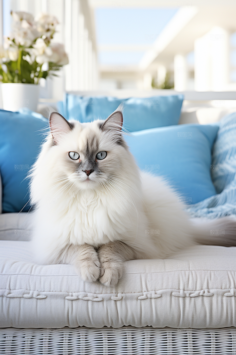 布偶猫高清仙女猫摄影图