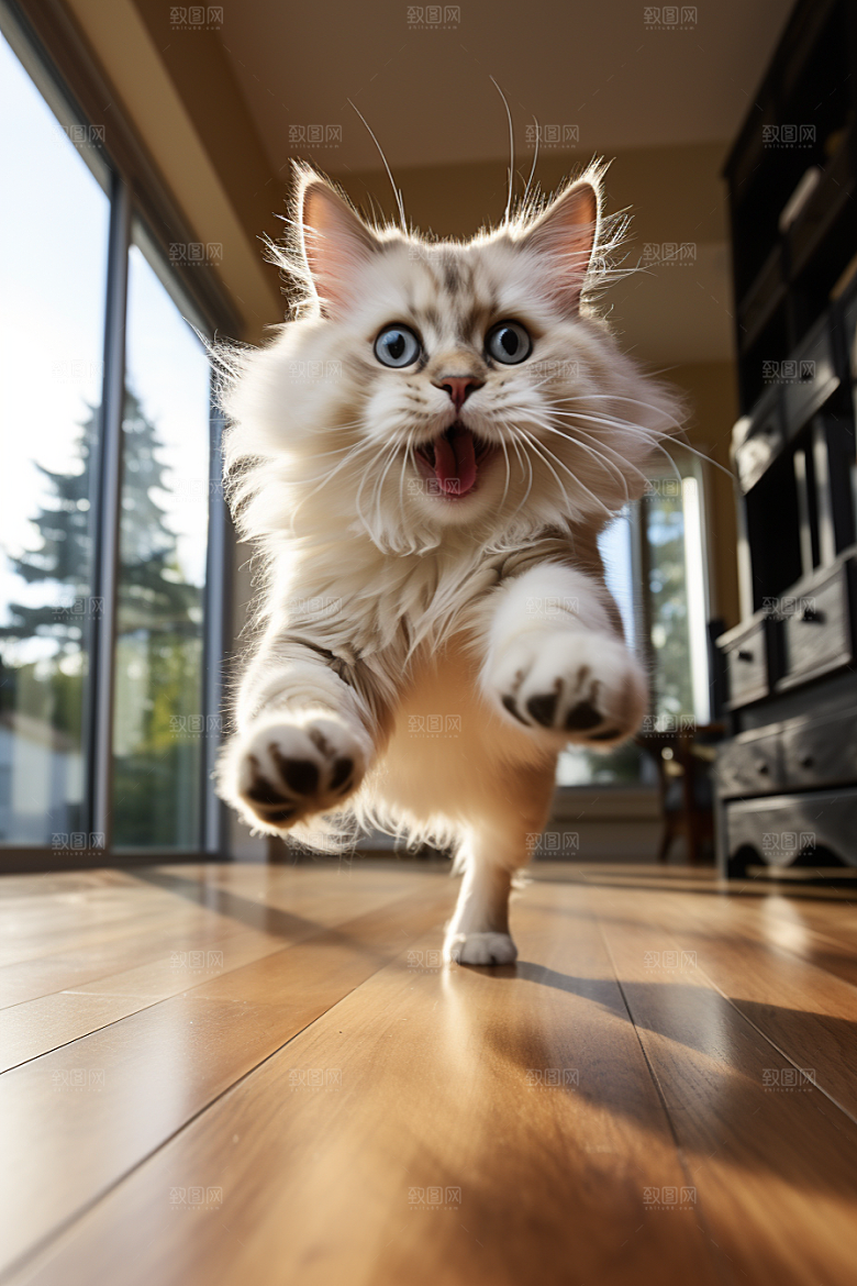 布偶猫宠物清新摄影图