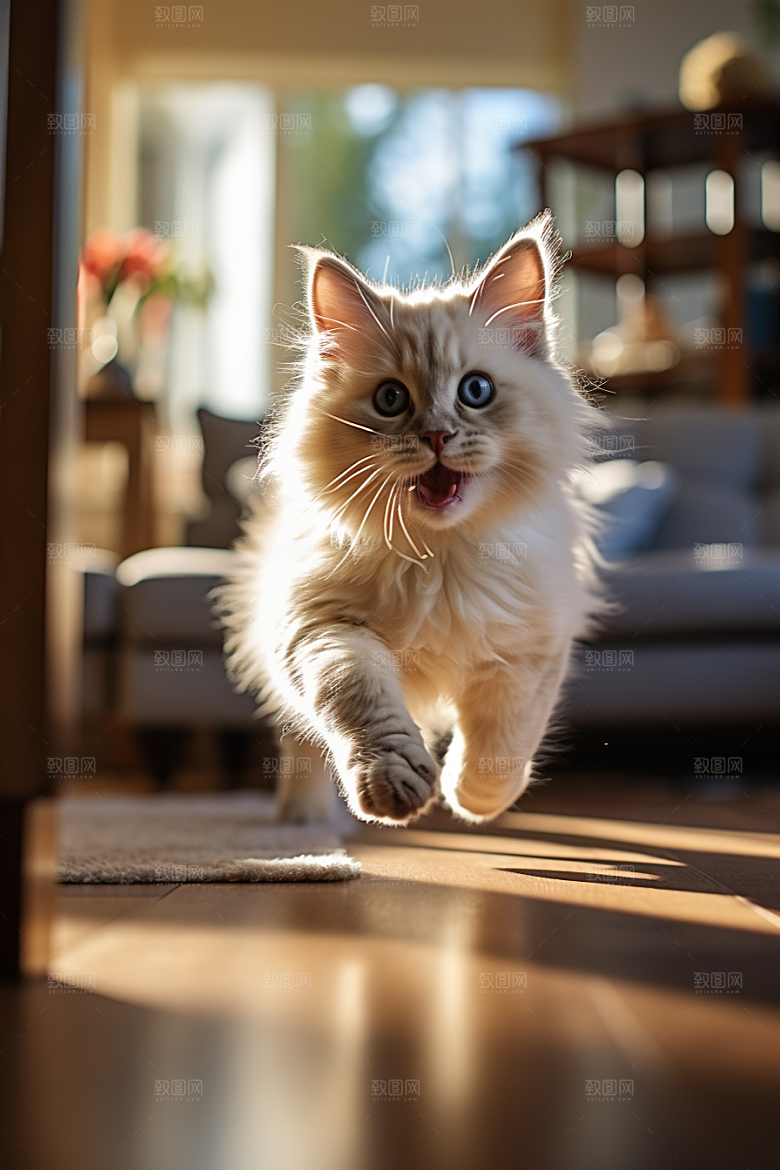 布偶猫生活养宠摄影图