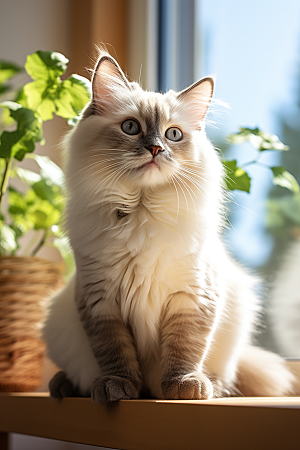 布偶猫仙女猫高清摄影图