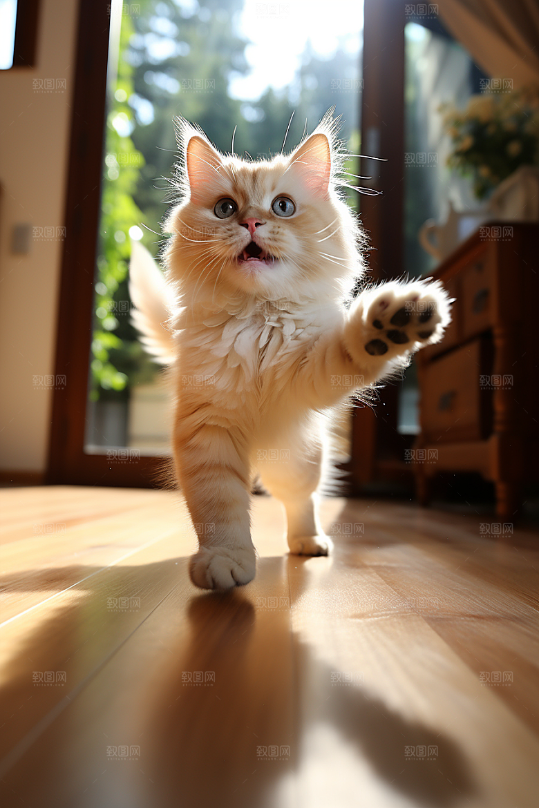 布偶猫可爱生活摄影图