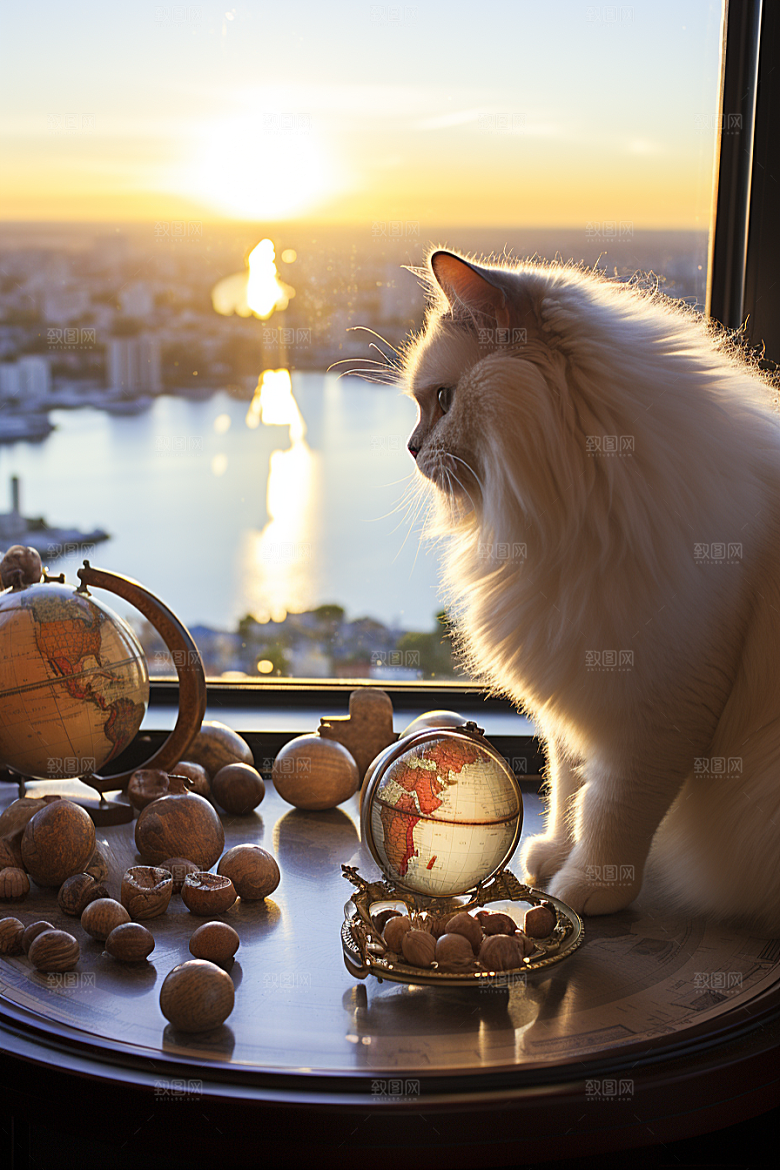 布偶猫自然生活摄影图