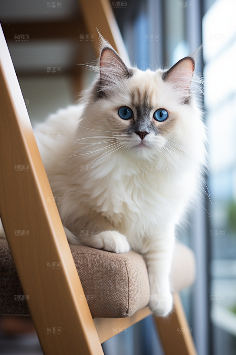 布偶猫生活高清摄影图